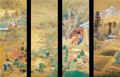 The Outskirts of Kyoto Throughout the Season